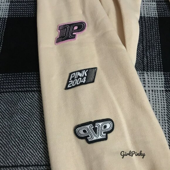 victoria secret PINK sweatpants OUTFIT RACING LOGO IN CANVAS IN SIZES S-XXL - Picture 6 of 9